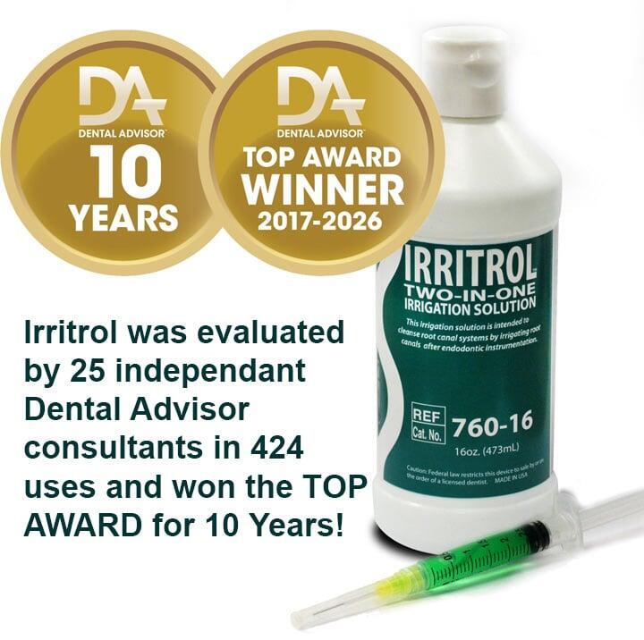 Irritrol Endo Irrigation award winner